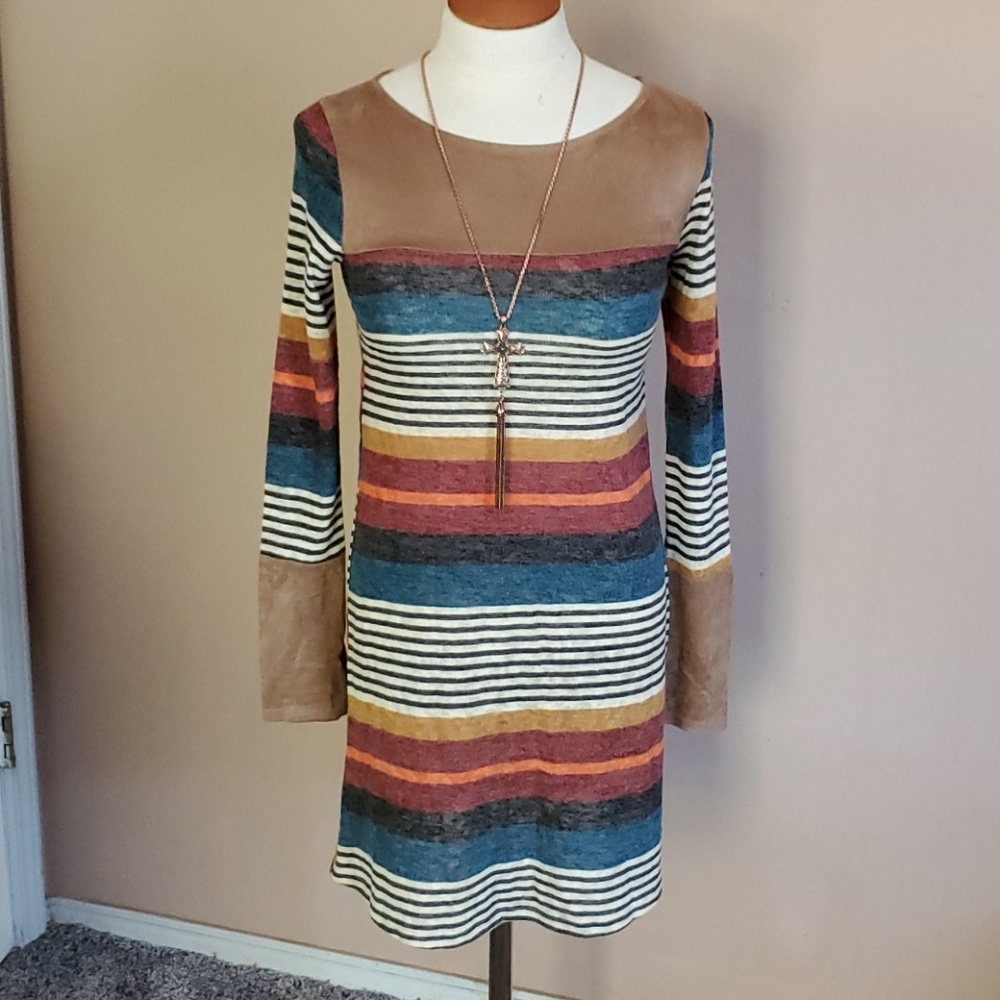 Wanna B Heidi Dress multicolored dress size small